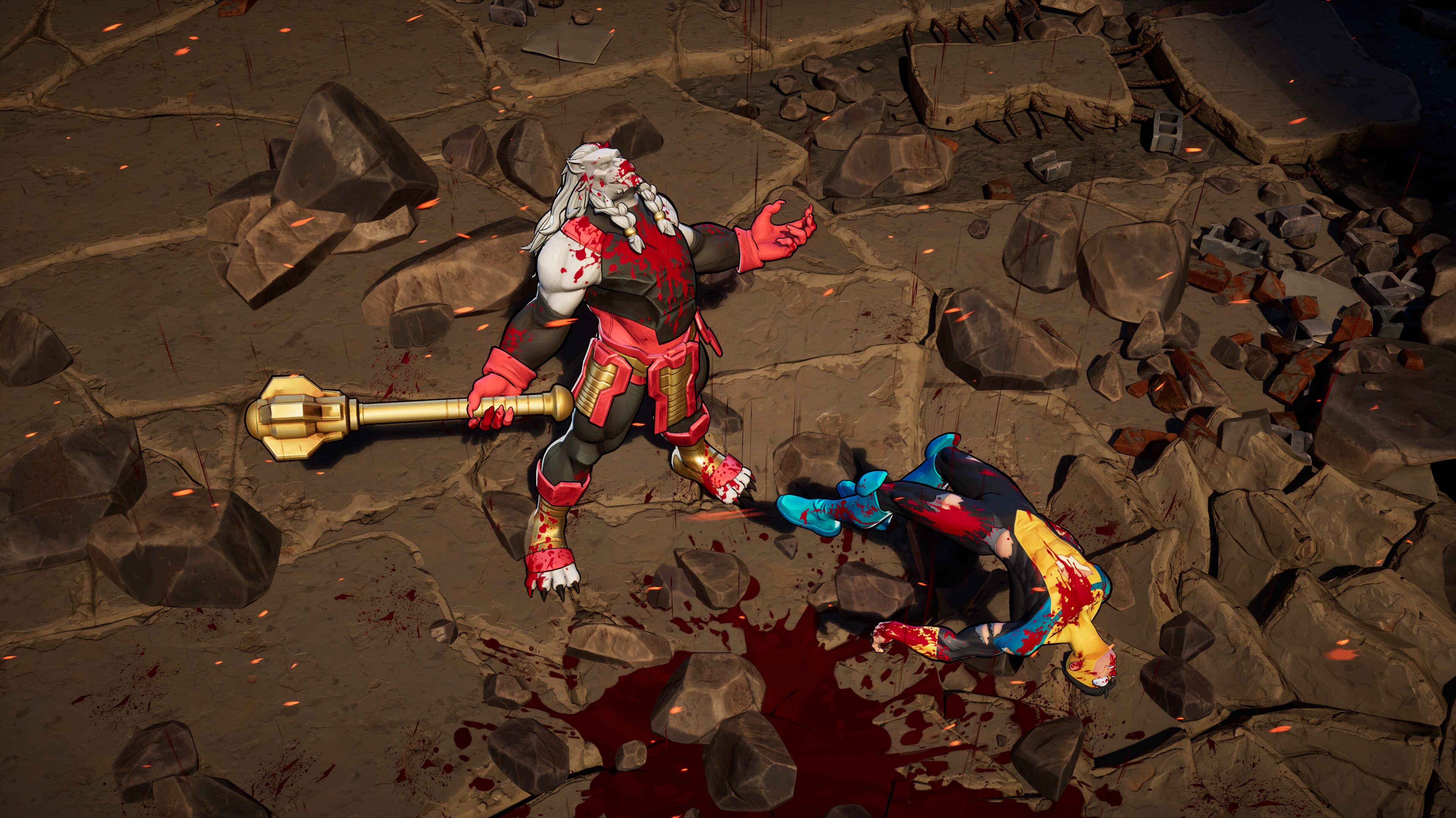 Invincible VS vs Mortal Kombat 1 fighting game comparison - 3v3 tag combat vs 1v1 mechanics